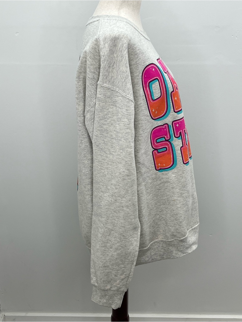 Oklahoma State OSU Cowboy Boot Sunflower Western Women’s Sweatshirt Medium - Picture 6 of 9
